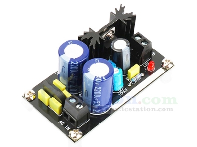 AC-DC Adjustable LM317 Voltage Regulator, Automatic Buck Boost Power Supply Module AC 5V-20V to DC 1.25V-30V Board